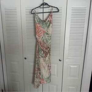 ILLA ILLA Pastel Patterned Maxi Dress